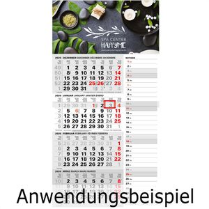 Produktbild für 4-Monatskalender Böttcher-AG Jahr 2026, mit Werbedruck