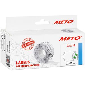 Produktbild für Preisetiketten METO 30007368, weiß, 32 x 19 mm