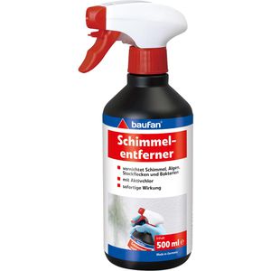 Baufan Schimmelentferner, chlorhaltig, bleicht und desinfiziert, 500ml