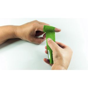 Produktbild für Pflaster Höga Fingerflex Bandage, grün, 1 Rolle