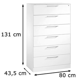 Produktbild für Karteischrank CP-Möbel Asisto C3000, für DIN A5