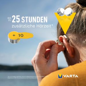 Produktbild für Hörgerätebatterie Varta 10