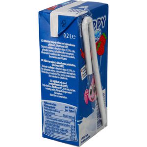 Produktbild für Milchdrink Hochwald Happy Drink Typ Erdbeer, im Trinkpäckchen