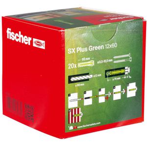 Produktbild für Dübel Fischer 567812, SX Plus Green