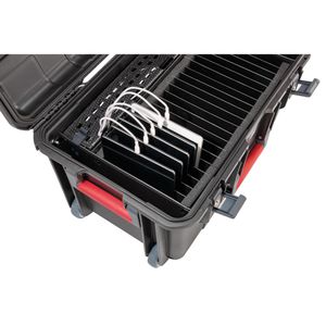 Produktbild für Tabletwagen Parat CargoCase CC20, schwarz