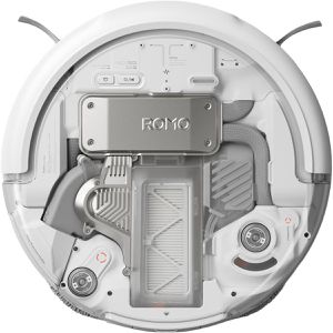 Produktbild für Saugroboter DJI Romo P, Station &amp; Roboter transparent &amp; weiß