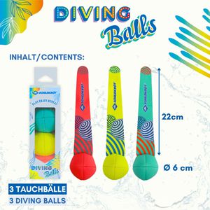 Produktbild für Tauchspielzeug Schildkröt 970327 Neopren Tauchbälle Ocean