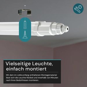 Produktbild für Feuchtraumleuchte Luxula LX200142, LED mit 48 Watt