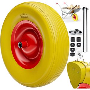 Produktbild für Schubkarrenrad Gardebruk 4.80/4.00-8, pannensicher Vollgummi