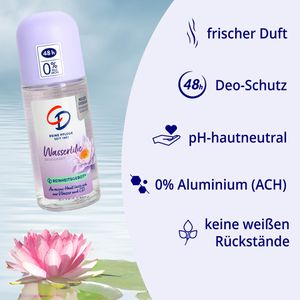 Produktbild für Deodorant CD-Körperpflege Wasserlilie, Roller