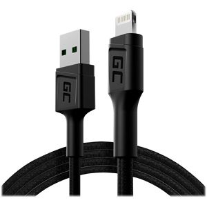 Ladekabel Green-Cell GC Ray LED, schwarz, 1,2m