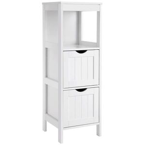 Produktbild für Badschrank Vasagle BBC42WT, mit 4 Füßen, weiß