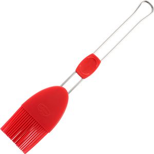 Backpinsel Dr.Oetker-Küchenhelfer Flexxibel Love, rot / silber