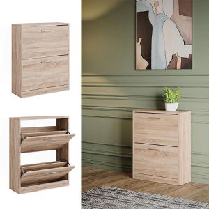 Produktbild für Schuhschrank Vicco Gizmo, sonoma eiche