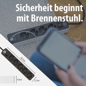 Produktbild für Steckdosenleiste Brennenstuhl Ecolor, 1,5m Kabel