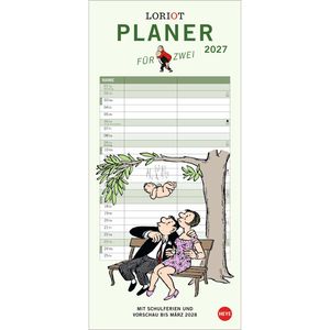 Produktbild für Familienplaner Heye 21899, Loriot Planer für zwei, Jahr 2027
