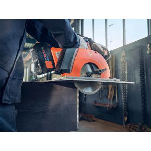 Produktbild für Metallhandkreissäge Fein F-IRON CUT 57 AS, 99100001560, Akku