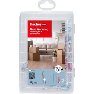 Produktbild für Schrauben-Dübel-Set Fischer 547212, EasyDIY neue Wohnung