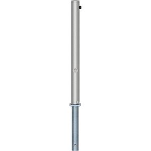 Produktbild für Absperrpfosten Schake 4272FUH, silber, aus Edelstahl