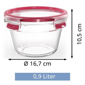 Produktbild für Frischhaltedose Emsa Clip&amp;Close N1040400, aus Glas