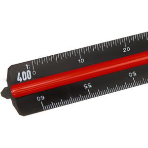 Produktbild für Dreikantmaßstab Rumold 154/4/30 SCHWARZ, 30cm