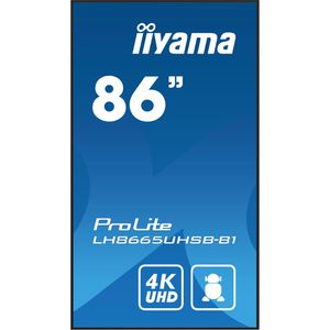 Produktbild für Digital-Signage Iiyama ProLite LH8665UHSB-B1, 86 Zoll