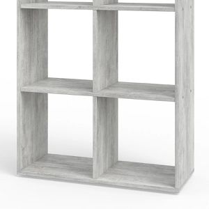 Produktbild für Bücherregal Vicco Karree, grau