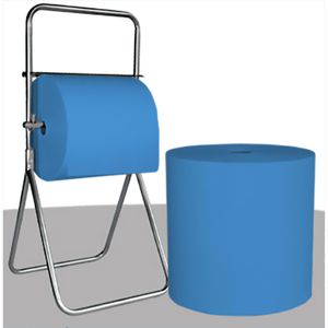 Produktbild für Putztuchrolle Wipex Spezial 250435BL, aus Vlies, blau