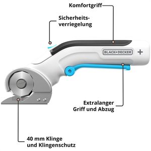 Produktbild für Elektrische-Schere Black+Decker BCRC115, 3,6V Akku