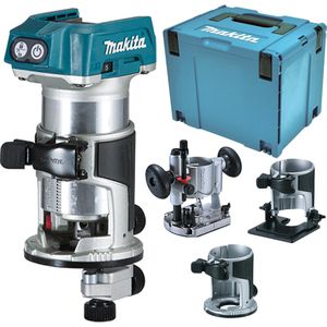 Produktbild für Oberfräse Makita DRT50ZJX2, Akku, 18 V
