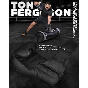 Produktbild für Boxhandschuhe RDX-Sports F6, schwarz, für Erwachsene