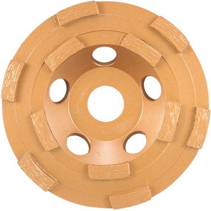 HM Schleiftopf 115 Mm – Grobe Körnung, Wolframkarbidbeschichtet, Für Beton, Fliesenkleber & Co