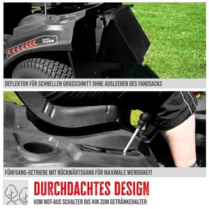 Produktbild für Rasentraktor Güde GAR 685 T, Benzin