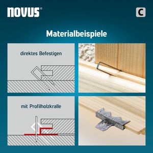 Produktbild für Tackerklammern Novus-Tools 4/23 superhart, 23mm
