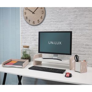 Produktbild für Wanduhr Unilux Hello, Kunststoff, analog, Quarzuhr