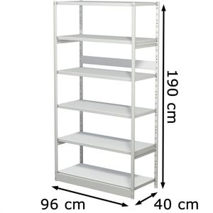 Produktbild für Aktenregal Kerkmann Progress 500, 50940311, aus Metall