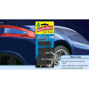 Produktbild für Autoduft Wunderbaum Vent Wrap, New Car, 4 Stück