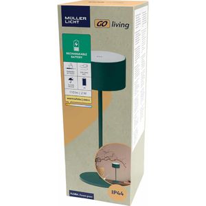 Produktbild für Tischlampe Müller-Licht Flora, grün mit LED