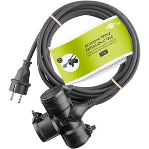 Produktbild für Verlängerungskabel Goobay für außen IP44