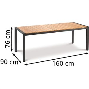 Produktbild für Gartentisch barths Paros, Teakholz