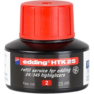 Nachfülltusche Edding HTK 25, rot