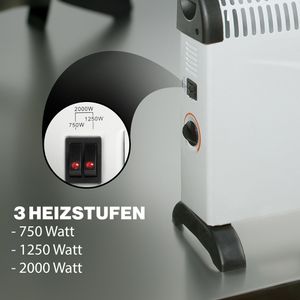 Produktbild für Konvektorheizung Clatronic KH 3077 N, weiß