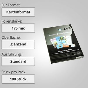Produktbild für Laminierfolien LMG 90 x 130 mm