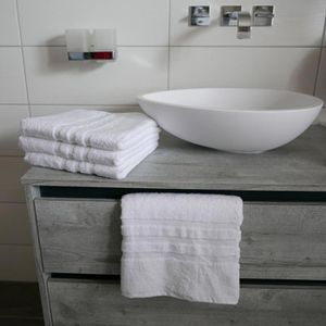 Produktbild für Handtuch Zollner Capri Set, weiß, 50 x 100 cm