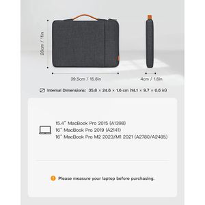 Produktbild für Laptophülle Inateck LB02006-15S, bis 16 Zoll