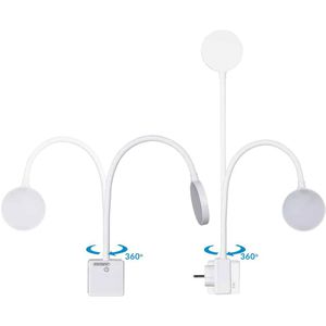 Produktbild für Steckdosenlampe Monzana Iys, weiß, fest verbaute LED