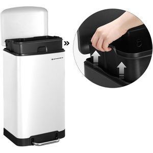 Produktbild für Mülleimer Songmics LTB01L, weiß