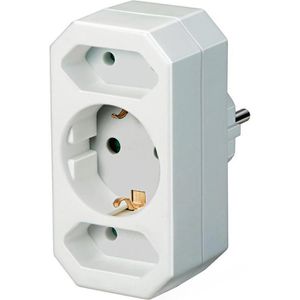 Steckdosenadapter Brennenstuhl weiß