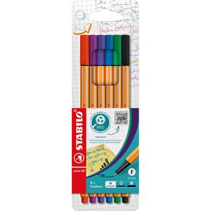 Fineliner Stabilo Point 88, 88/6
