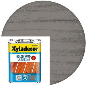 Xyladecor Holzlasur Holzschutz-Lasur 2in1, 0,75l, außen, grau, matt